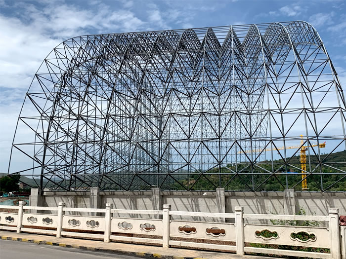 偃师山寨矿储煤棚网架